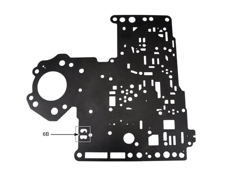22747-6B Valve Body Separator Plate, 42RE/42RH/44RE/44RH/46RE/46RH/47RE/47RH