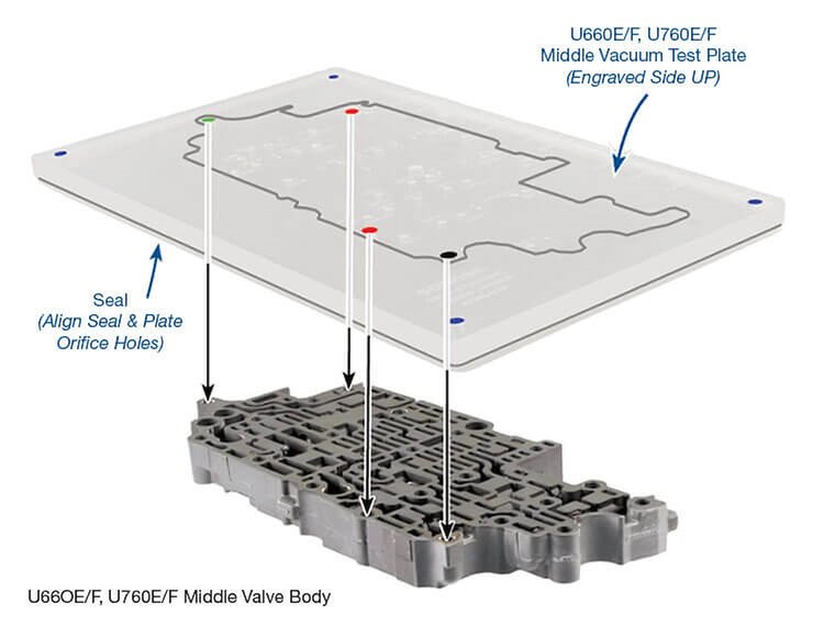 47740-VTP Vacuum Test Plate Kit, U660E/U660F/U760E/U760F