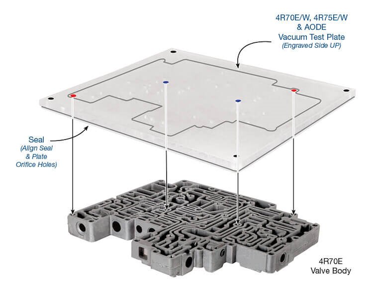 76948-VTP Vacuum Test Plate Kit, 4R70E/4R70W/4R75E/4R75W/AODE