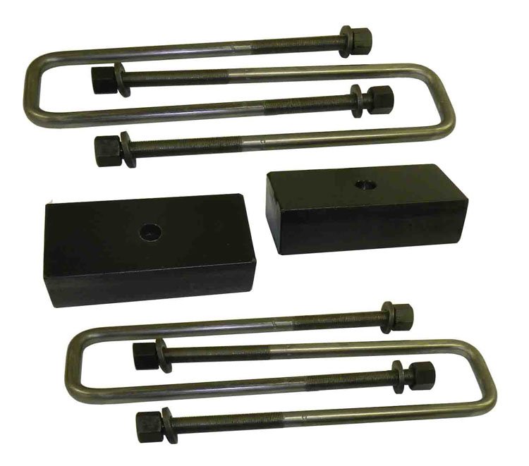 SMX-153315 1.500 in. Heavy Duty Rear Block and U-Bolt Kit for 2007-2013 Chevy Silverado, GMC Sierra 1500 4x4