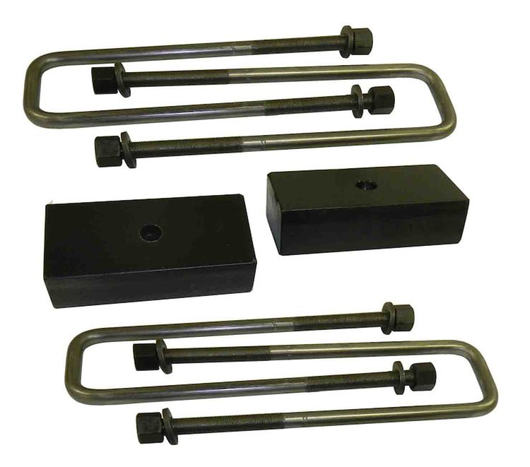 SMX-155010 1 in. Heavy Duty Block and U-Bolt Kit Fits Select 2001-2010 Chevy, GMC Models