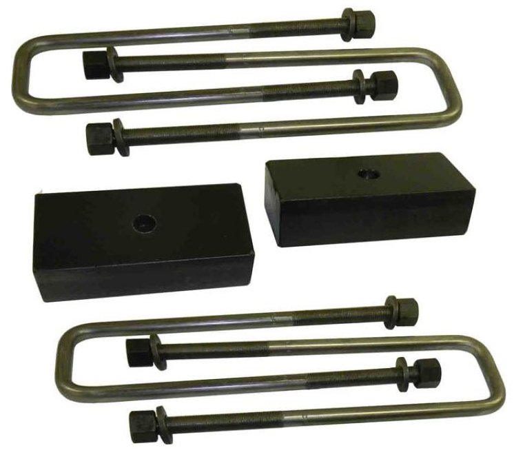 SMX-157010 1 in. Heavy Duty Block and U-Bolt Kit for 2014-2016 Chevy Silverado, GMC Sierra 1500 4x4