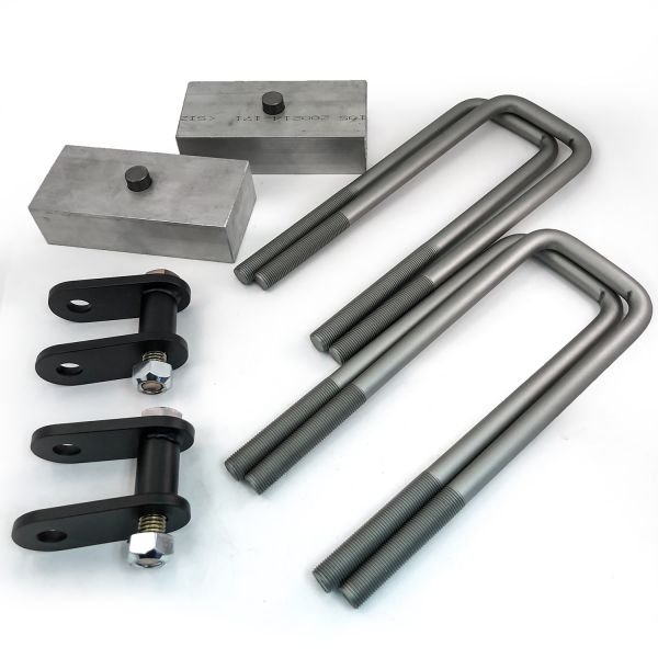 SMX-159715 1.500 in. Heavy Duty Block and U-Bolt Kit for 2019-2022 Chevy Silverado/GMC Sierra 1500