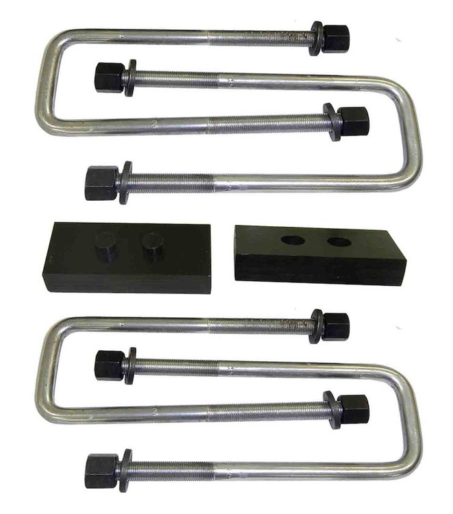 SMX-162020 2 in. Heavy Duty Block and U-Bolt Kit for 2004-2017 Ford F-150