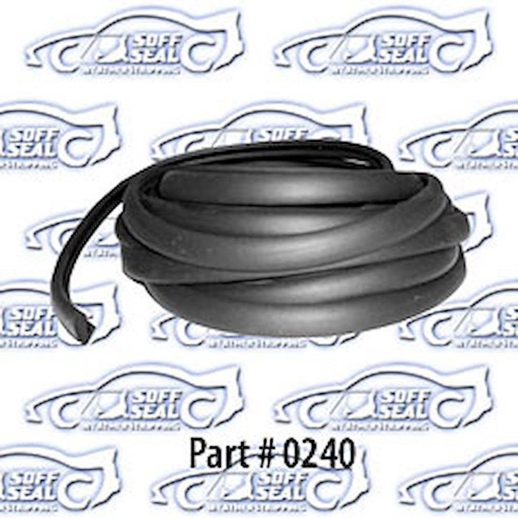 Door Weatherstripping, Upper 37-39 Chevrolet 2 Door
