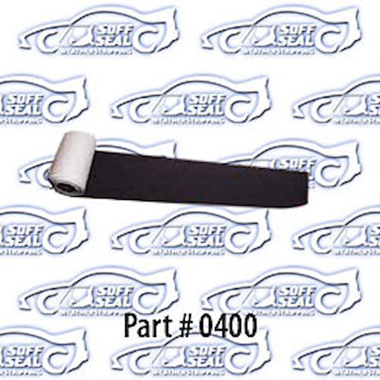 Black Tape 2-1/2" Used for Covering Side Window Weatherstrip