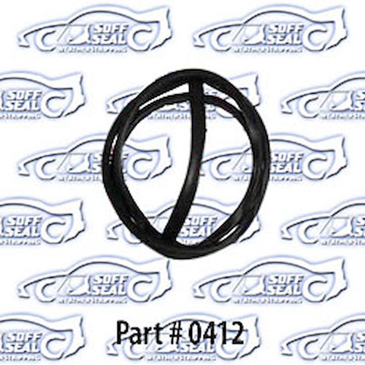 Front glass channel closed car W/O chrome 41-48 Chevrolet Except Aero