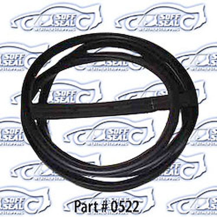 Windshield Channel With Chrome 49-52 Chevrolet Hardtop Convertible