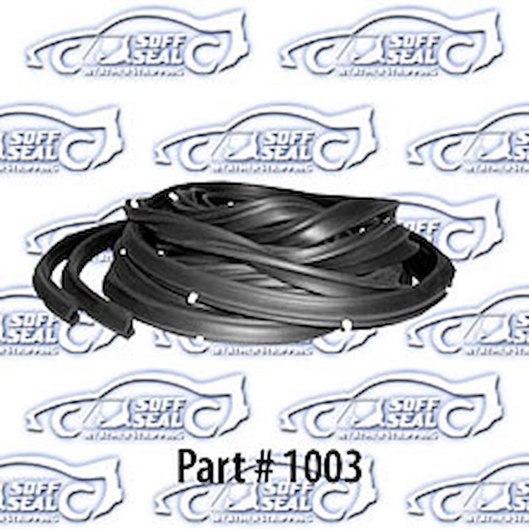 Door Weatherstrip With Clips Sedan