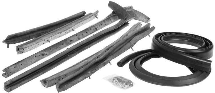 SS-1030U Vinyl Convertible Top Weatherstrip Kit 1955-1957 Chevy Bel Air, 1955-1957 Pontiac Starchief