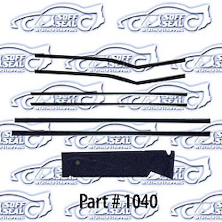 Window Weatherstrip Replacement Style 55-57 Chevrolet Belair, Pontiac, 2 Door Hardtop