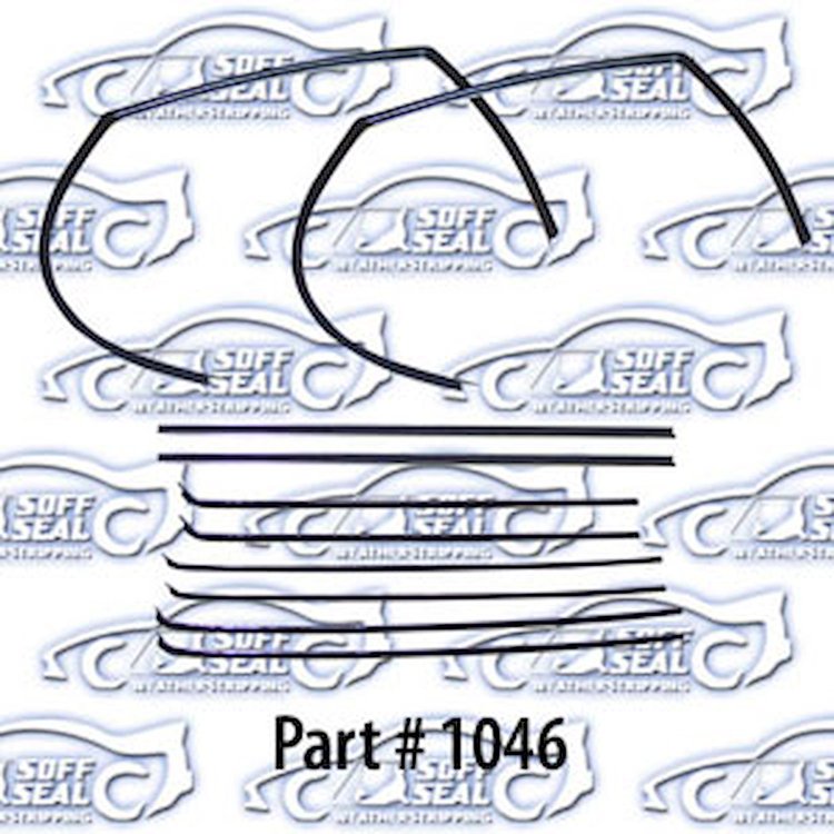 Window Weatherstrip Replacement Style With Division Bar and Window Channel