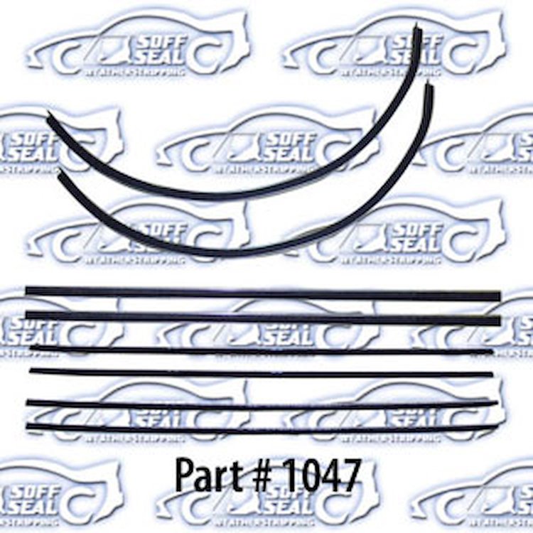Window Weatherstrip Replacement Style With Division Bar and Window Channel