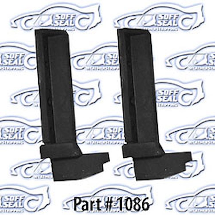 Front of Door Flipper Stops 55-57 Chevrolet, Pontiac, Oldsmobile 2 Door Hardtop