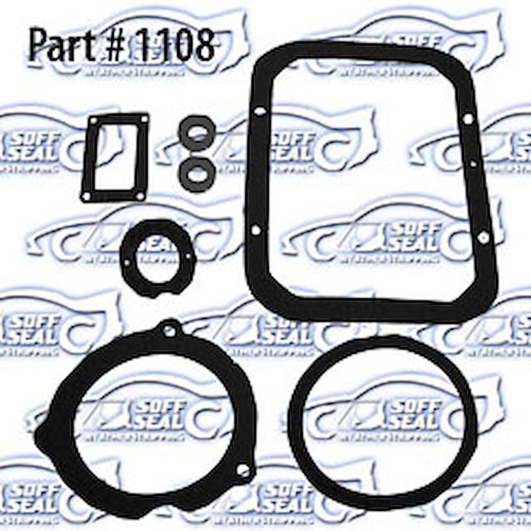 Deluxe Heater Seals 57 Chevrolet 150 210 Belair