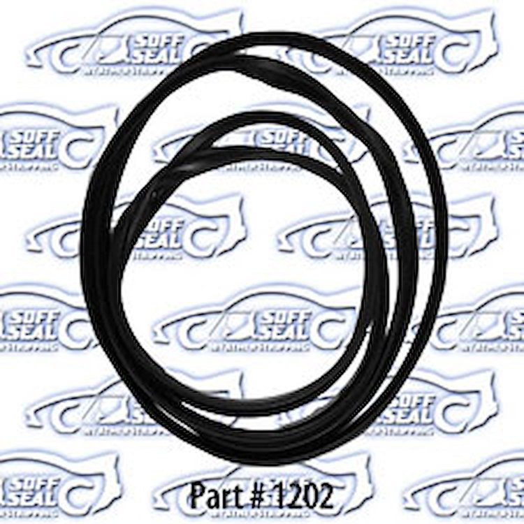 Rear Glass Channel 55-57 Chevrolet 210 Bel Air, Pontiac, Hardtop
