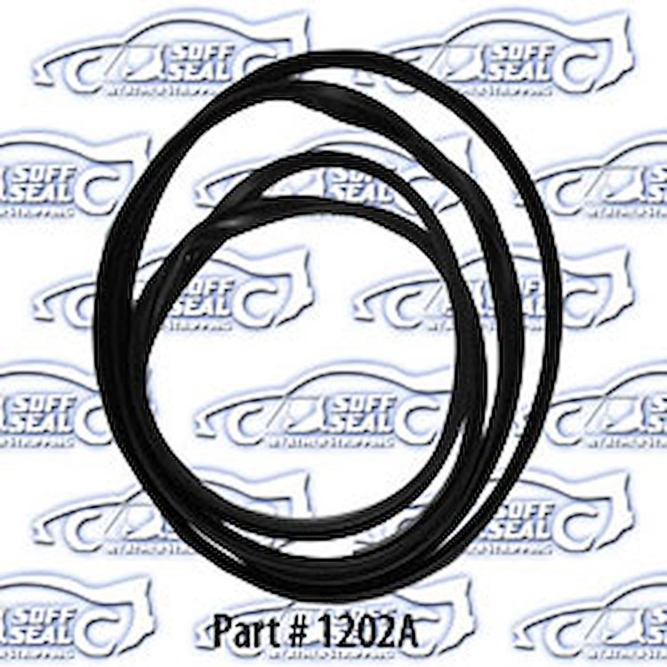 Rear Glass Channel 56-57 Chevrolet 210 Bel Air, Pontiac, 4 Door Hardtop