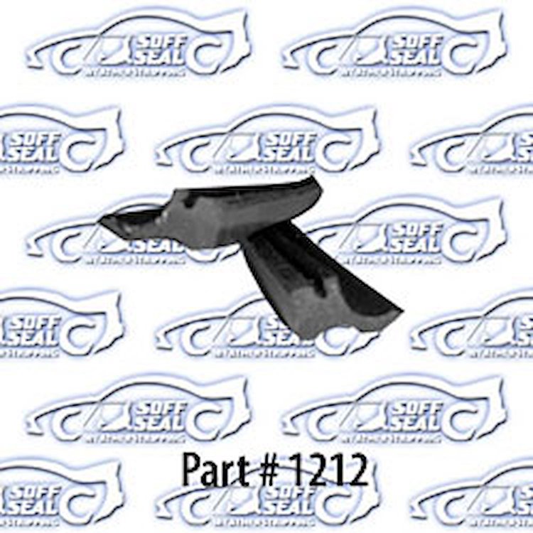 Quarter Glass Vertical Seals, Cloth Covered 53-57 Chevrolet Belair 49-52 Styline, Fleetline, Pontiac 2 Door Hardtop Convertible