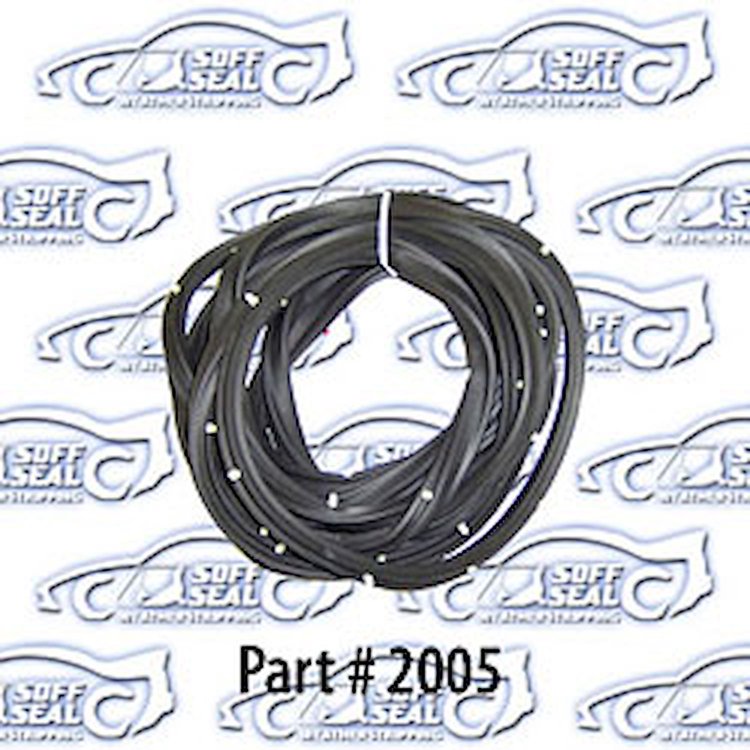 Door Weatherstrip W/ Clips 61-64 Chevrolet, Pontiac, Buick, Oldsmobile, 2 Door Sedan