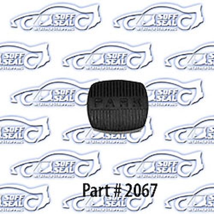 Emergency Brake Pedal Pad W/ Inverted Letter 58-64 Chevrolet Delray Biscayne Belair Impala