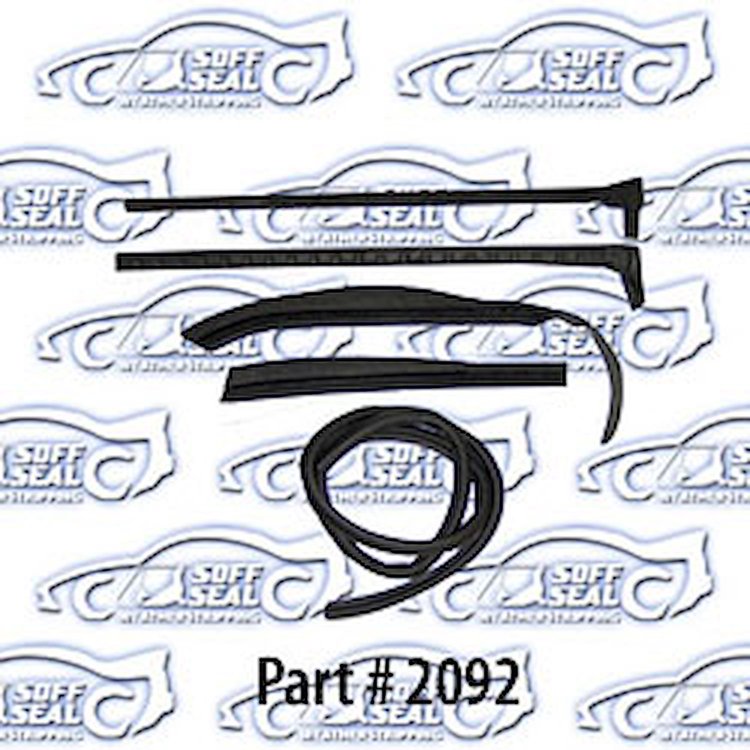 Weatherstrip Kit For Convertible Top With Header Seal
