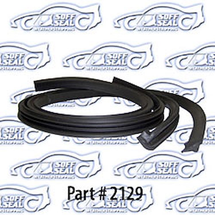 Roofrail Weatherstrip W/ Molded Ends 61 Chevrolet, Buick, Oldsmobile, Pontiac 2 Door Hardtop