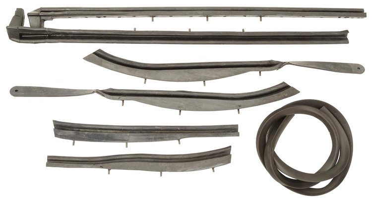 Weatherstrip kit for convertible top 59-60 Cadillac Series 62, Eldorado, Oldsmobile 98, Buick Electra, Pontiac