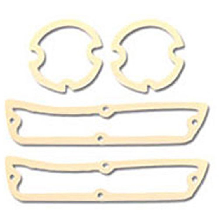 Lens Gasket Kit: 8 Piece Parklight, Taillight, Backup, Brake