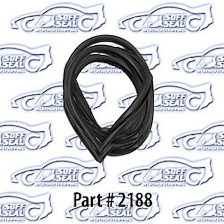 Glass Channel - Rear 63-64 Chevrolet Impala, Cadillac, Oldsmobile 88/98, Buick, Pontiac 4 Door Hardtop