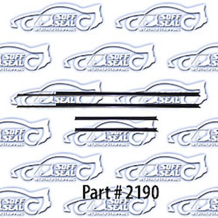 Window Weatherstrip Replacement Style 63-64 Chevrolet Impala Convertible