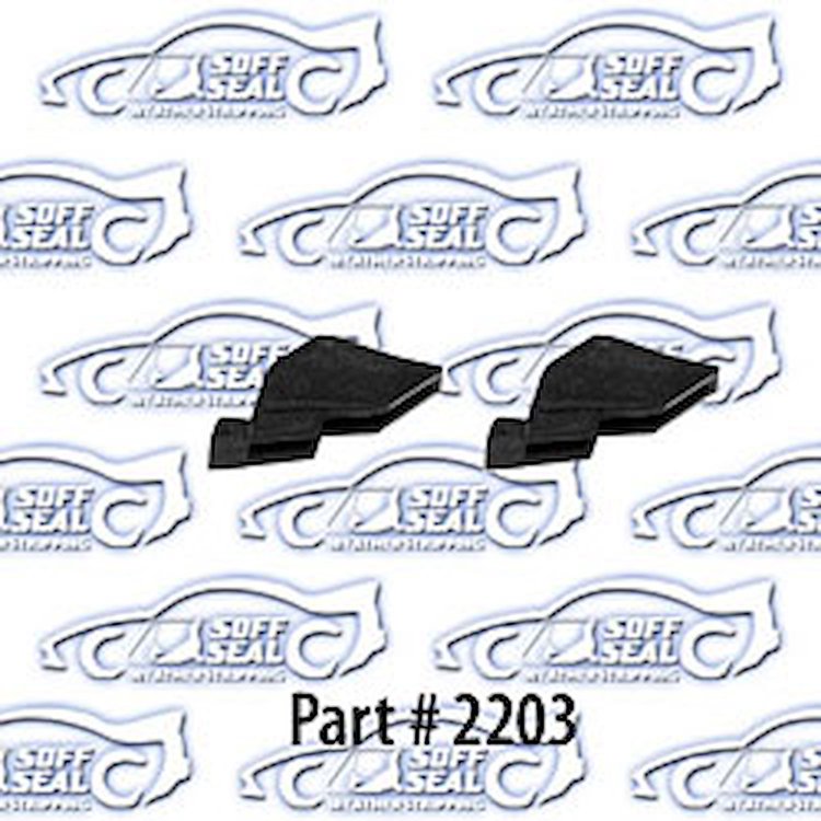 Upper Vent Window Bumpers 63-64 Impala, Bonneville, Catalina, Oldsmobile 88/98, Lesabre, Electra 225, Deville Convertible