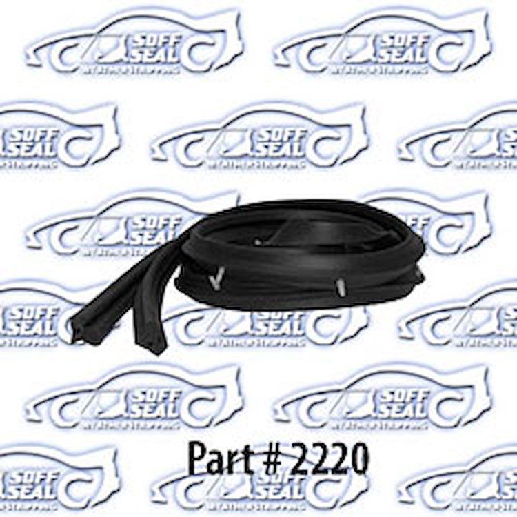 Roofrail Weatherstrip 59-60 Chevrolet Belair, Buick Impala, Lesabre, Invicta 4 Door Hardtop