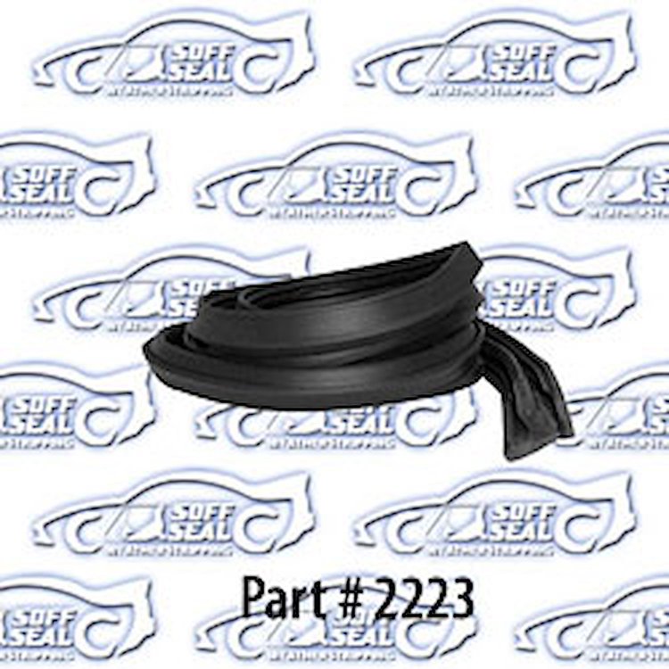 Roofrail Weatherstrip 61-62 Chevrolet Belair, Impala, Buick, Lesabre, Invicta, Oldsmobile 88, Pontiac 4 Door Hardtop