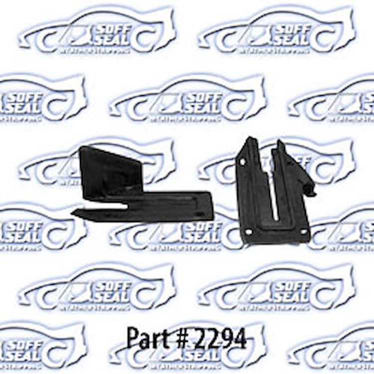 Quarter Window U-Jamb Seals 67-68 Olds 88/98, Pontiac 68 Cadillac Electra, Eldorado 68 Caprice, Buick ALL 2 Dr.