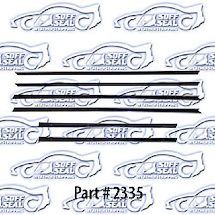 Window Weatherstrip Replacement Style 65 Chevrolet Impala, 2 Door Hardtop