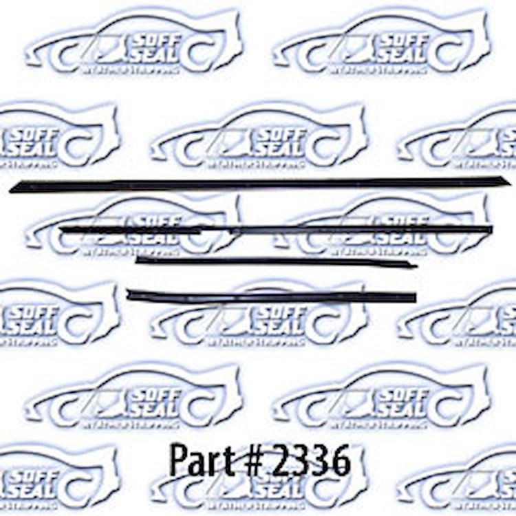 Window Weatherstrip Replacement Style 66 Chevrolet Impala, Convertible