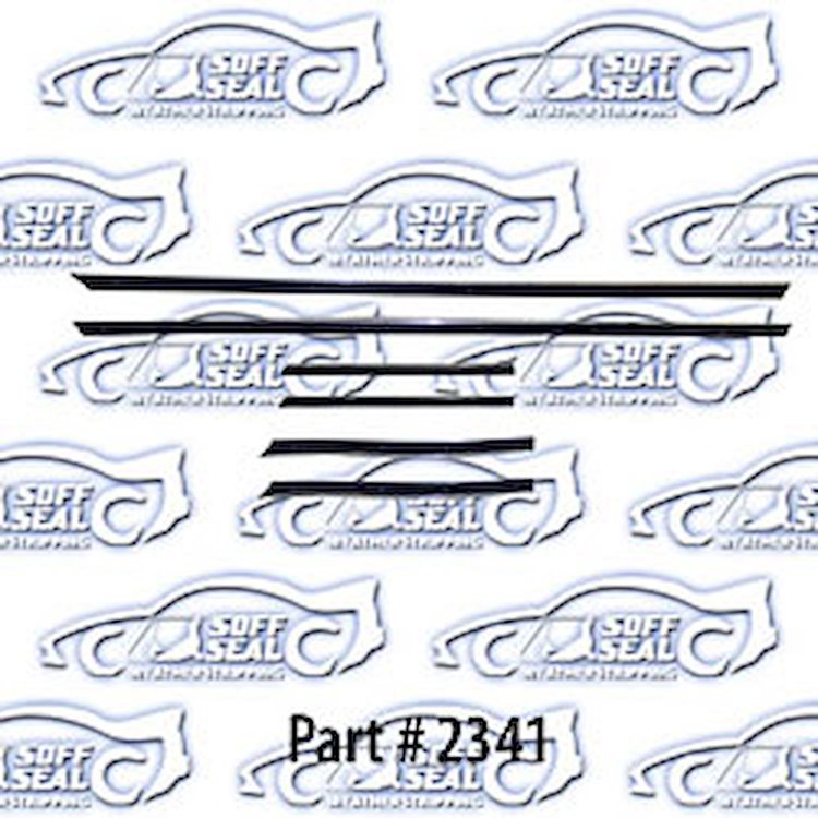 Window Weatherstrip Replacement Style 67-68 Chevrolet Caprice Custom, Impala 2 Door Hardtop
