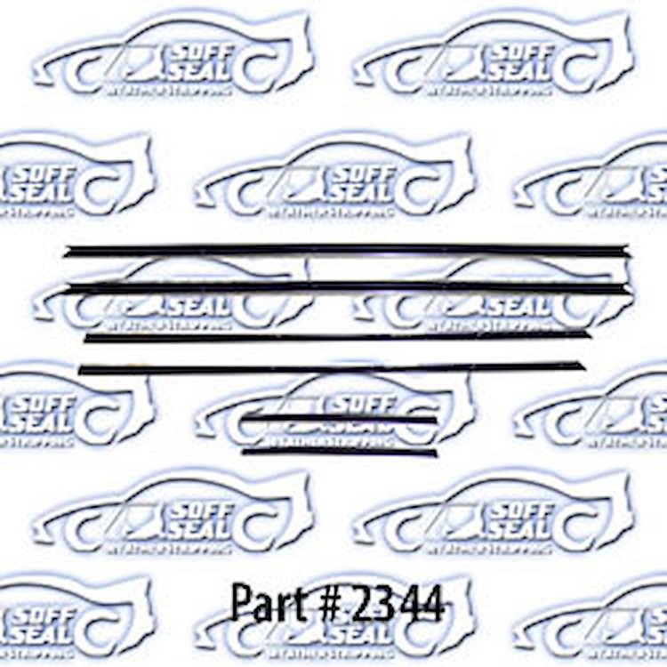 Window Weatherstrip Replacement Style 68 Chevrolet Caprice, 2 Door Hardtop
