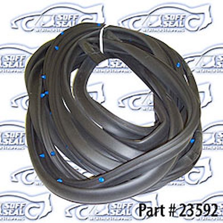 Door Weatherstrip W/ Clips 85-91 Cadillac Coupe Deville