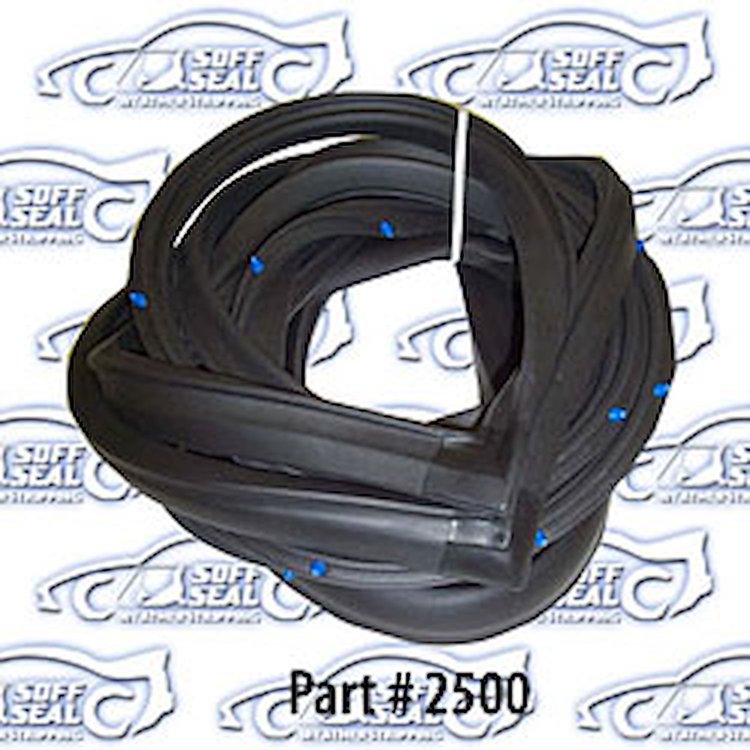 Door Weatherstrip - Front, W/ Clips 77-86 Impala, Caprice