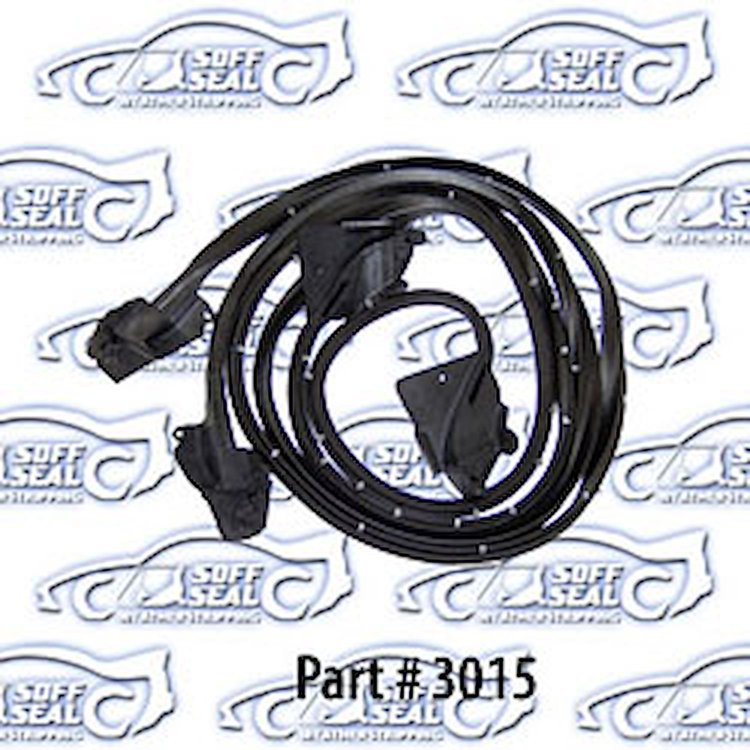 Door Weatherstrip W/ Clips & Molded Ends Camaro/Firebird 1970-81, Hard Top