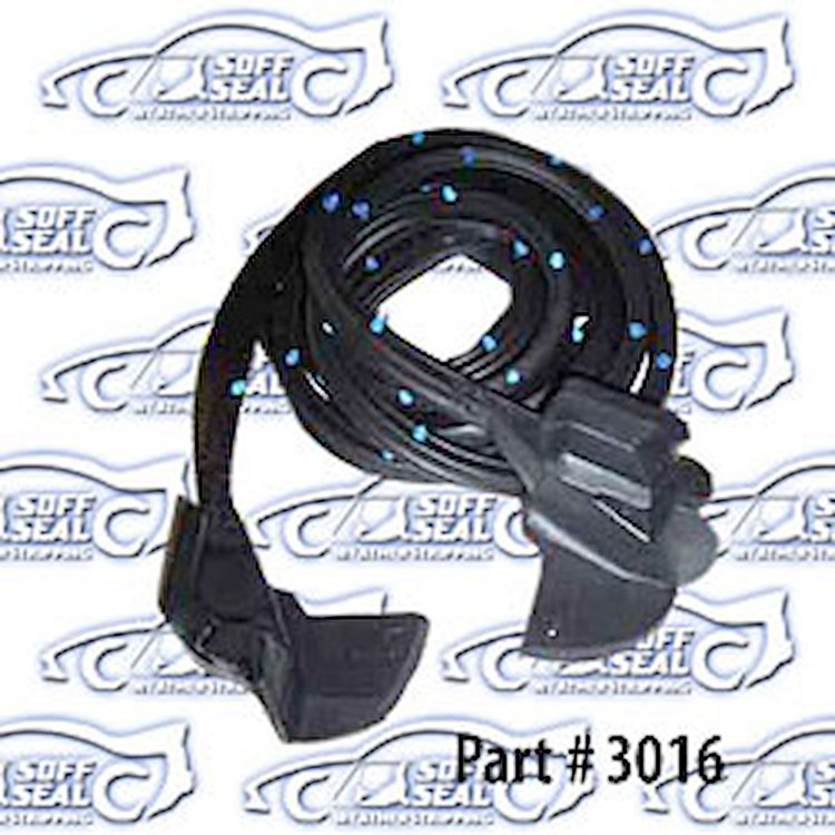 Door Weatherstrip W/ Clips & Molded Ends Camaro/Firebird 1982-92, Hard Top