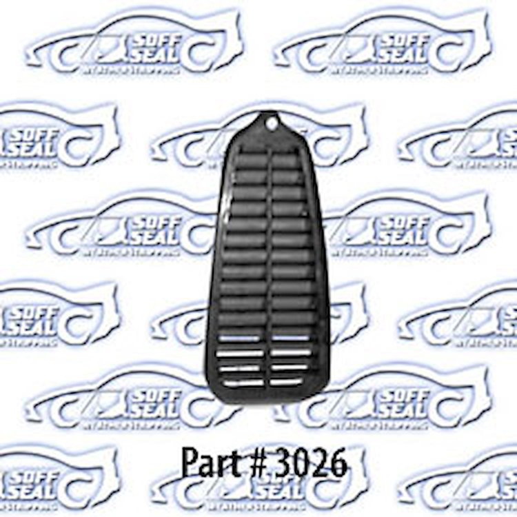 3026 Door jamb louver 68-69 Chevrolet Camaro, Pontiac Firebird, 2 Door Hardtop Convertible