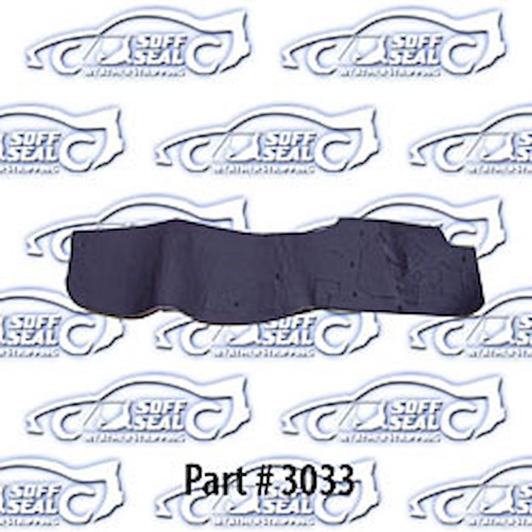 Firewall Insulation Pad W/ Clips - Without A/C 67-69 Chevrolet Camaro, Pontiac Firebird 2 Door Hardtop Convertible