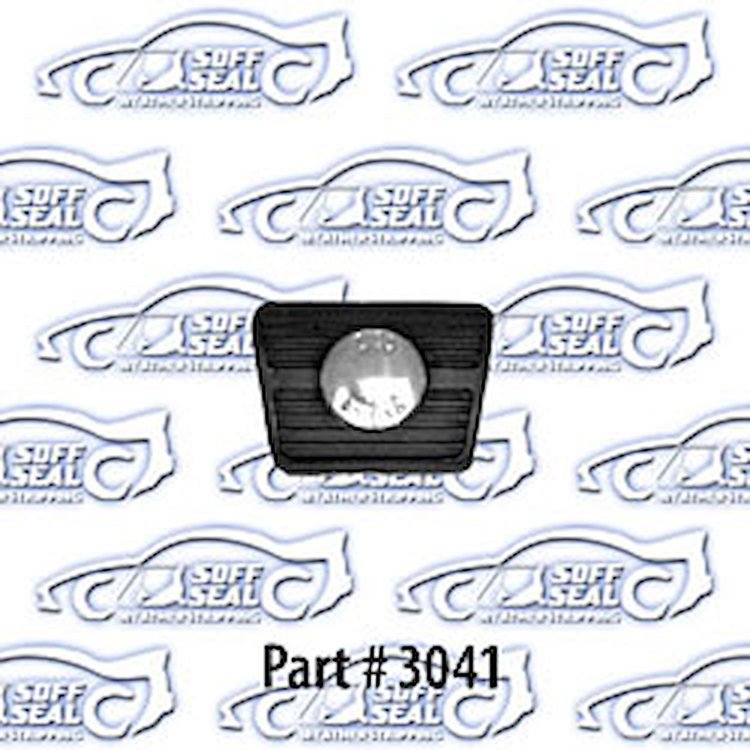 Brake Pedal Pad - Standard, Disc 67-69 Chevrolet Camaro