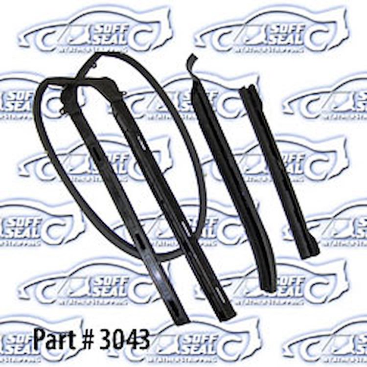 Weatherstrip kit for convertible top 67-69 Chevrolet Camaro, Pontiac Firebird