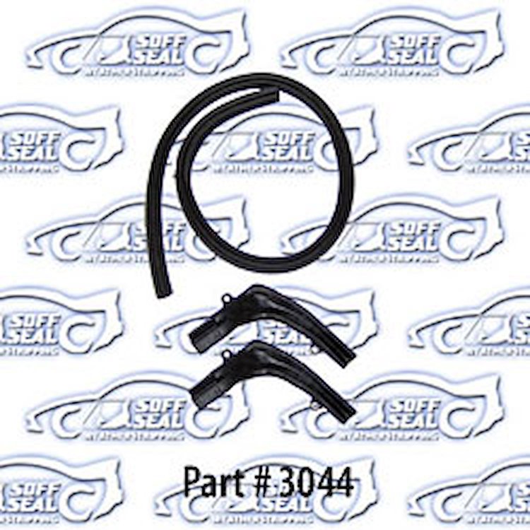 Header Seal Kit W/ Clips & Molded Ends 67-69 Chevrolet Camaro, Pontiac Firebird Convertible
