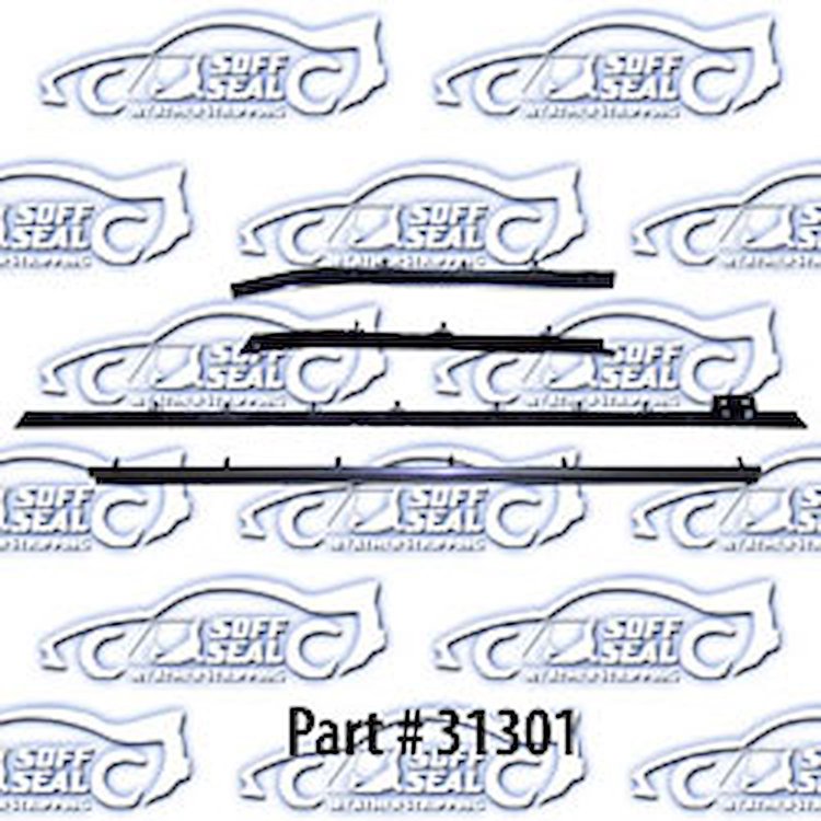 Window Weatherstrip - Original Style W/ Round Bead 67 Chevrolet Camaro, Pontiac Firebird