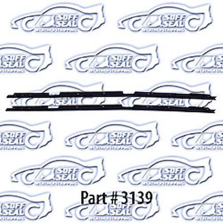Window Weatherstrip - Original Style W/ Round Bead - Inners Only 82-92 Chevrolet Camaro, Pontiac Firebird