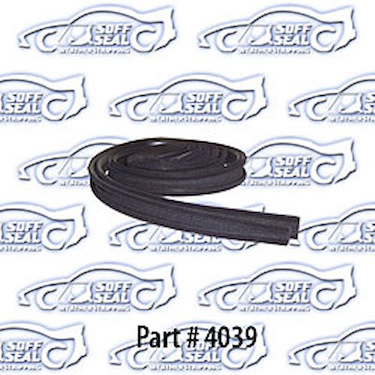 Door Glass Run Channel, Upper & Rear 62-67 Chevrolet II Nova, Chevelle